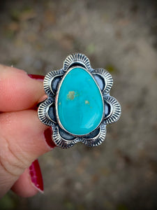 Turquoise Stamped Ring