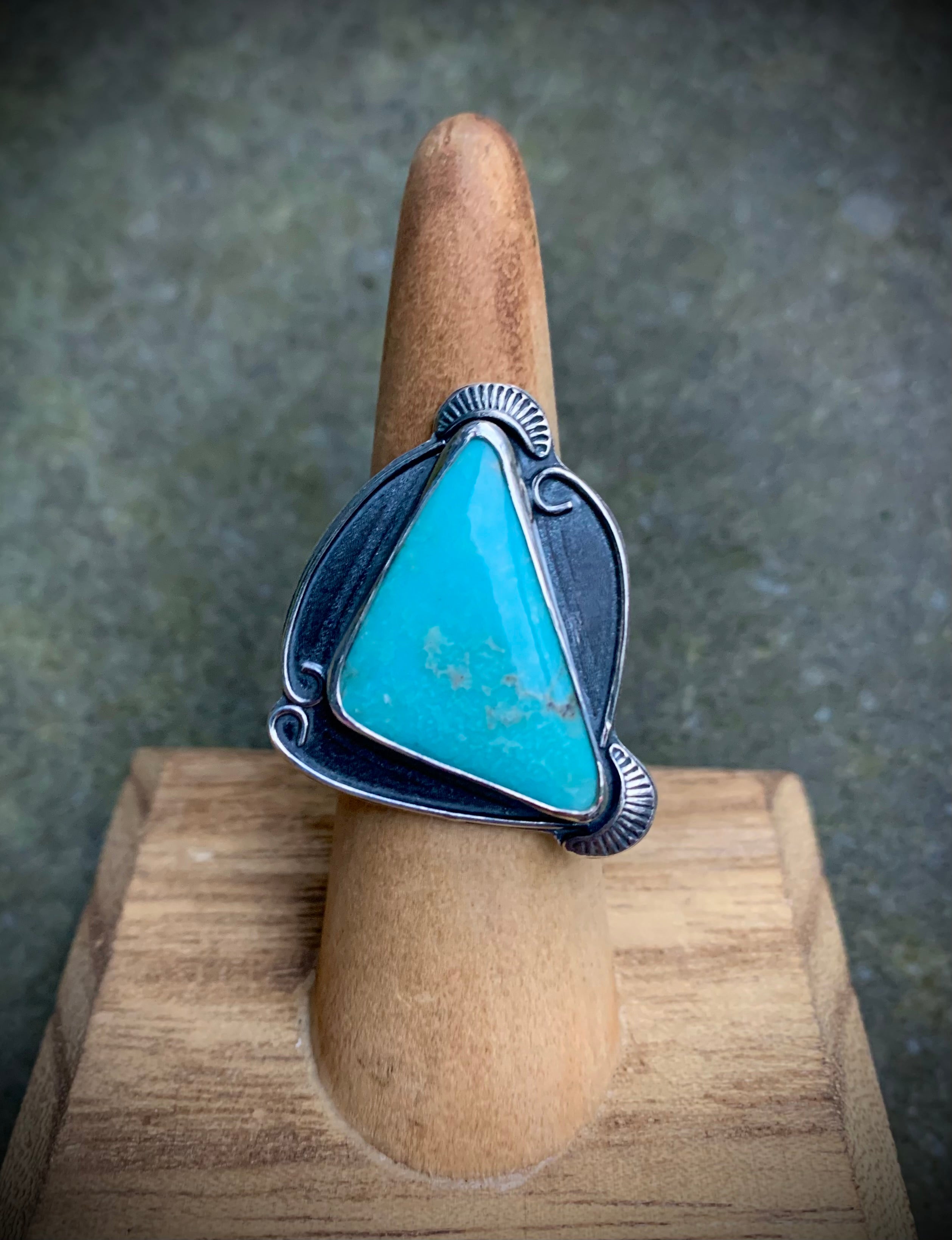 Triangle Turquoise Ring